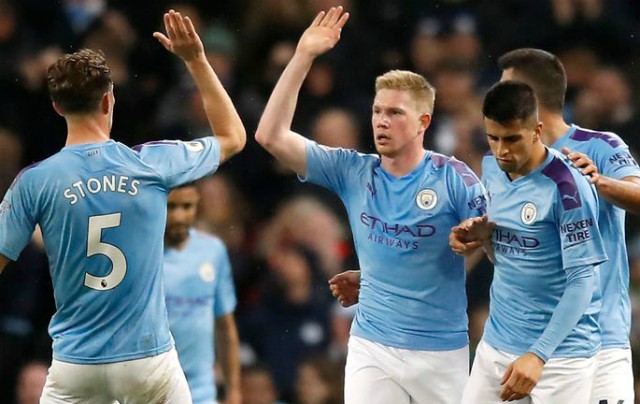 john stones kevin de bruyne man city