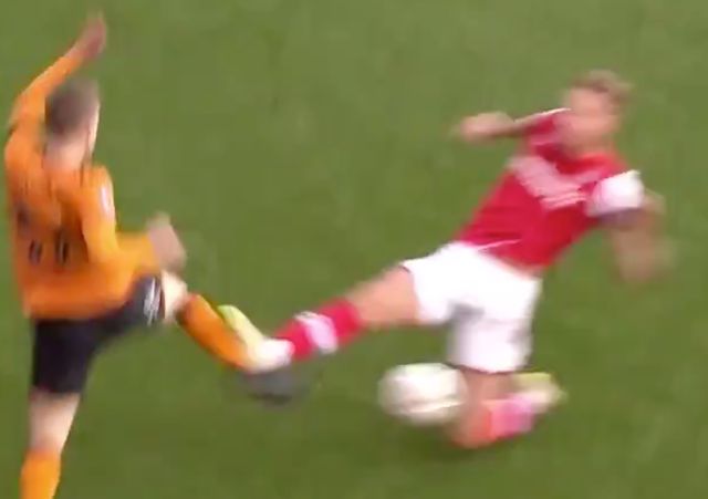 Thompson red card Rotherham Hull