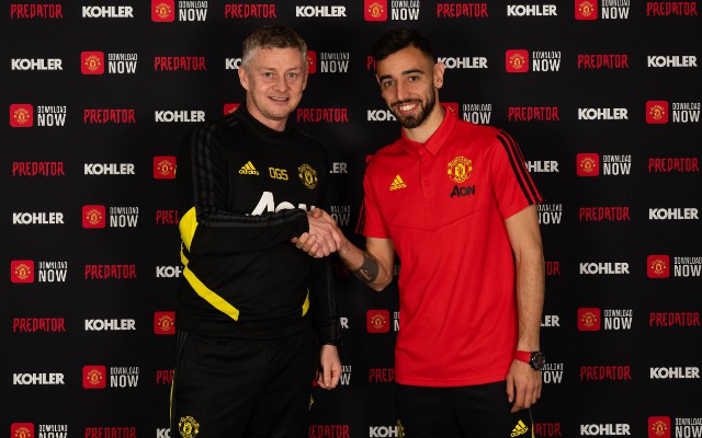 ole gunnar solskjaer bruno fernandes man utd