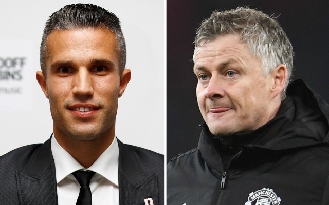 robin van persie ole gunnar solskjaer