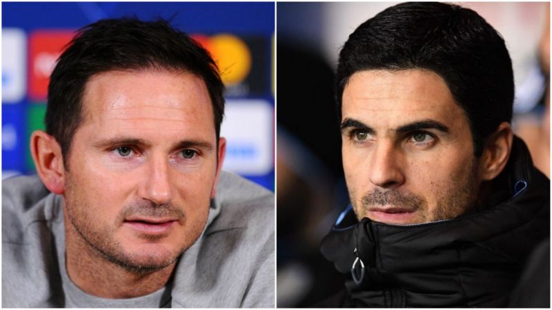 Lampard Arteta Chelsea Arsenal