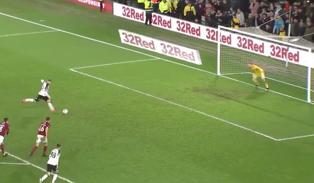 Rooney penalty Derby Northampton