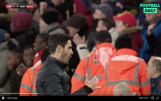 Video-Arteta-reaction-to-Ozil-goal-vs-Newcastle