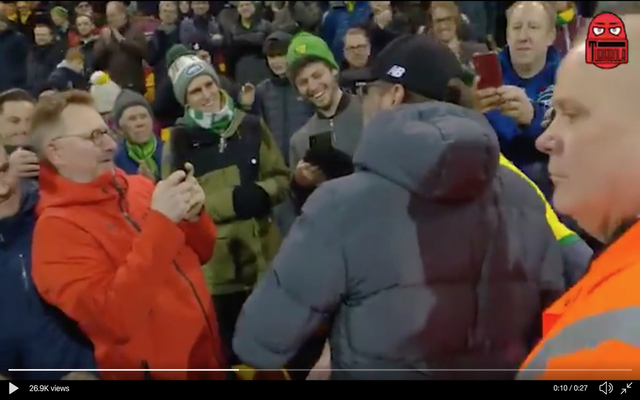 Video-Klopp-with-Norwich-fans