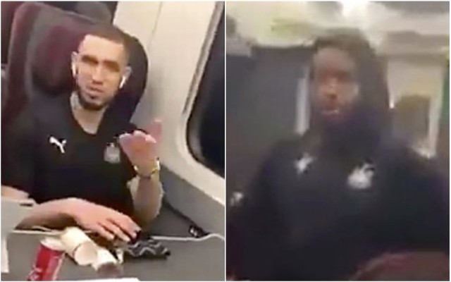 newcastle-players-on-train