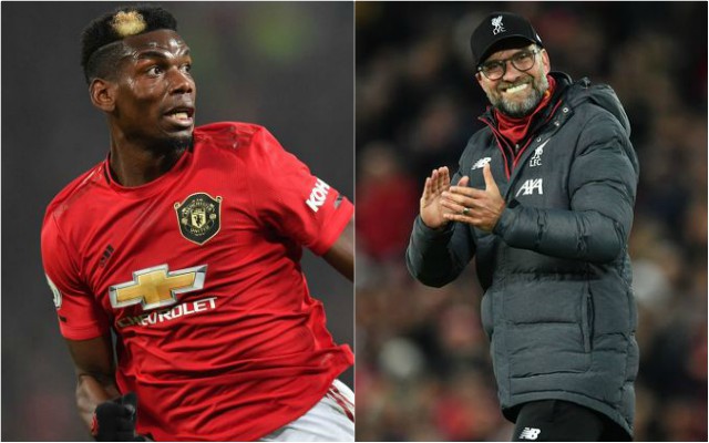 paul pogba and jurgen klopp