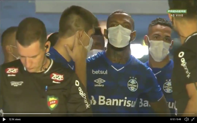 Video-Gremio-players-protest-Coronavirus-stance