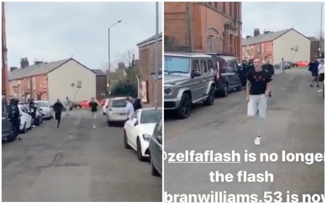 Video-Williams-beats-boxer-in-race