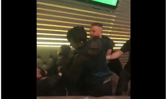liverpool fans fight each other video
