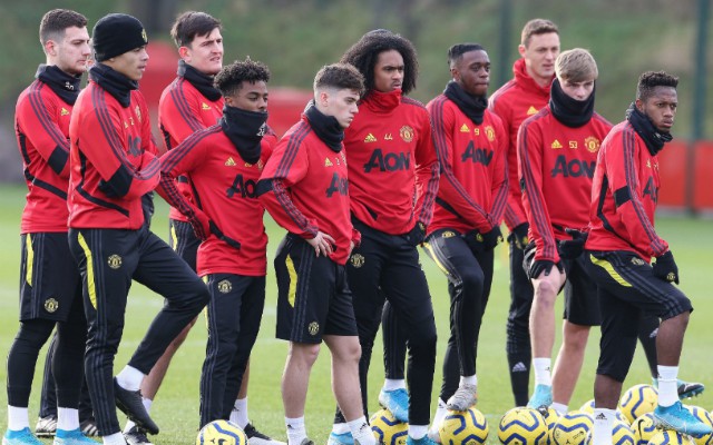 training-man-united