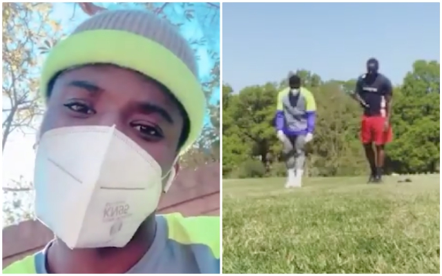 Aurier Sissoko training coronavirus lockdownAurier Sissoko training coronavirus lockdown