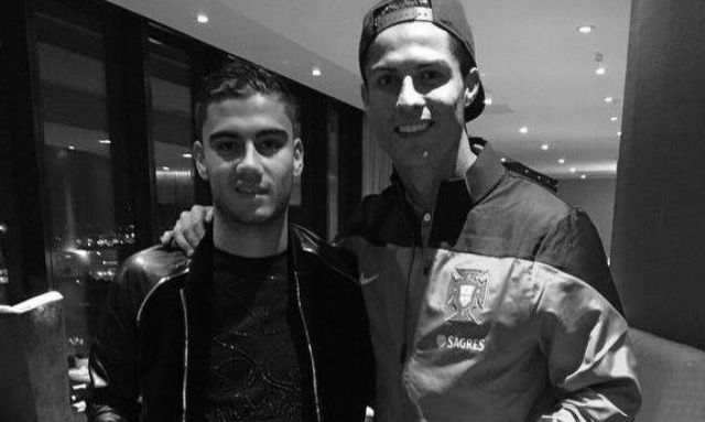 Pereira with hero Ronaldo
