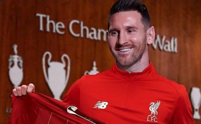 messi liverpool shirt