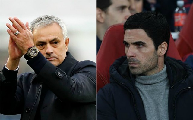 Jose Mourinho Mikel Arteta