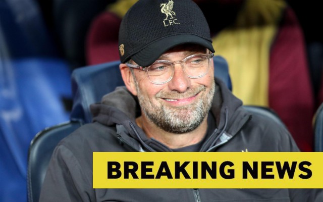 breaking news jurgen klopp liverpool