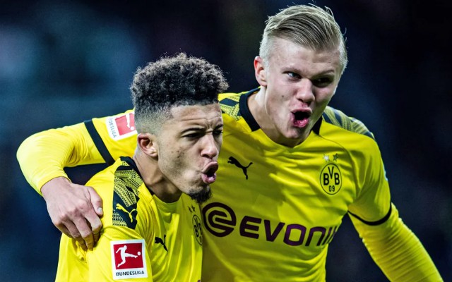 jadon sancho and erling haaland