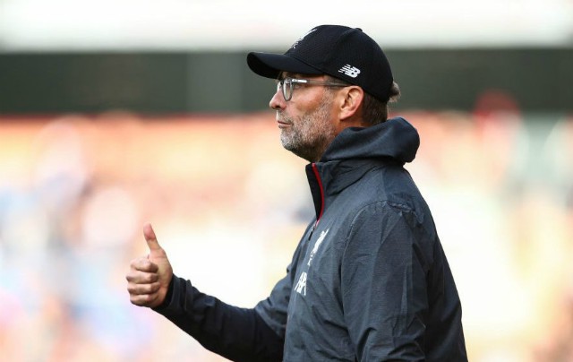 klopp liverpool thumb up