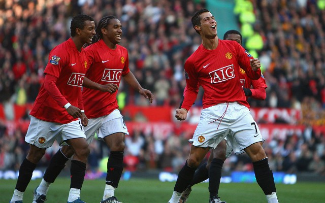 nani anderson ronaldo man utd