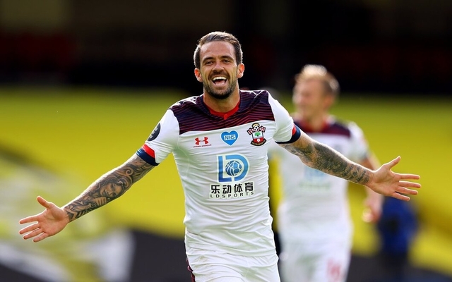 Danny Ings celebrates for Southampton