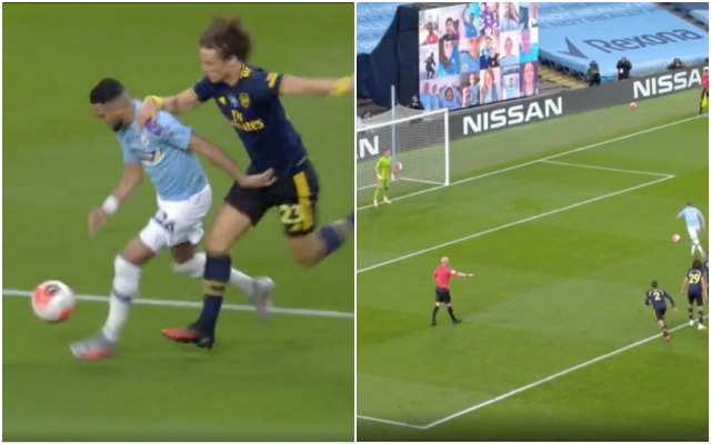 Video - Luiz red card and penalty vs Man City