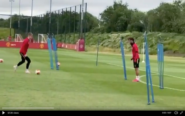 Video - McTominay training goal for Man United