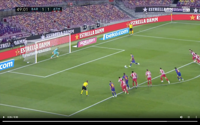 Video - Messi seals 700th goal vs Atletico