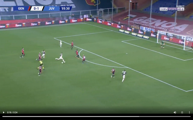 Video - Ronaldo scores for Juventus vs Genoa