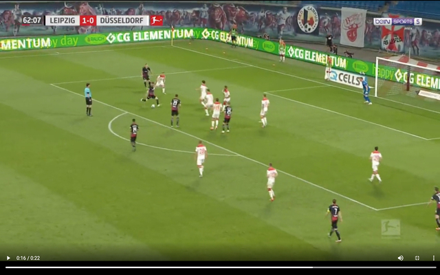 Video - Werner scores curler vs Dusseldorf