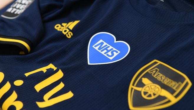arsenal shirt nhs