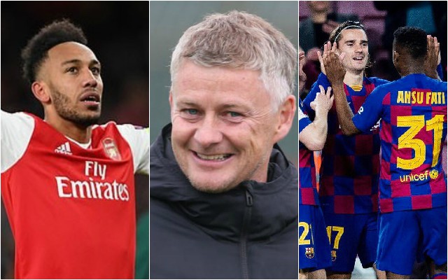 aubameyang solskjaer griezmann fati