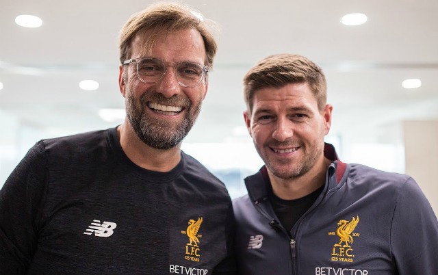jurgen klopp and steven gerrard