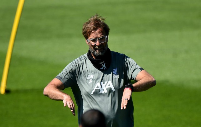 jurgen klopp lfc training