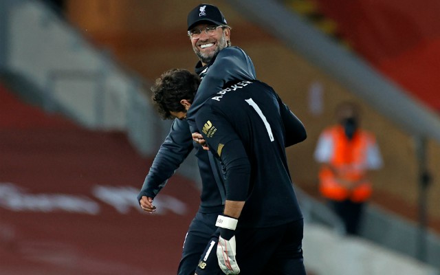 klopp and alisson