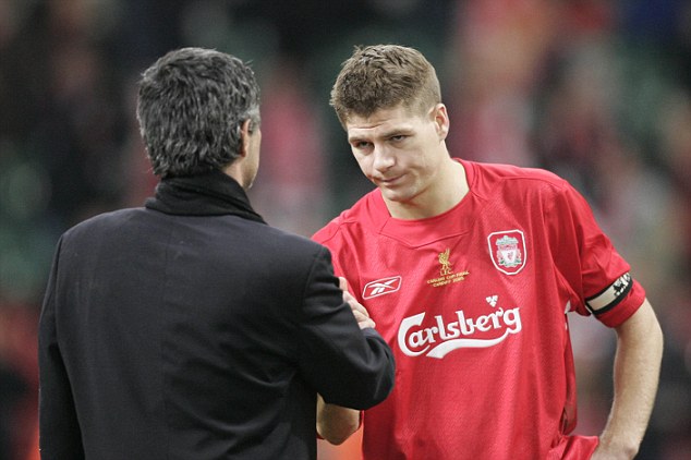 mourinho and gerrard