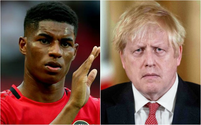 marcus rashford boris johnson