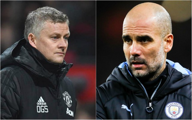 united ole gunnar solskjaer city pep guardiola