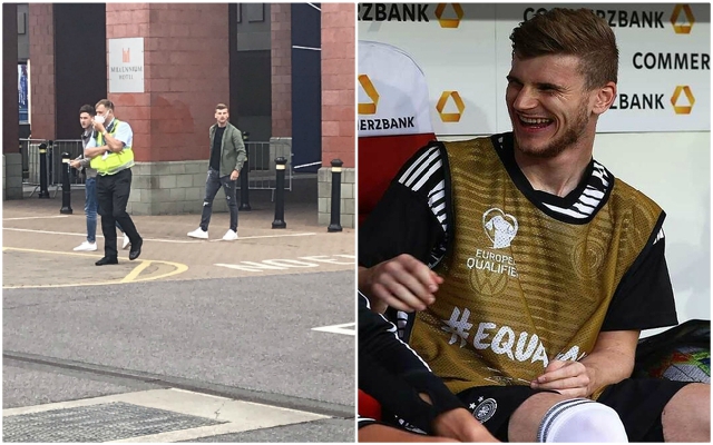 (Photo) Werner at Stamford Bridge
