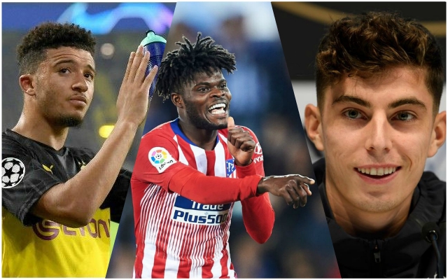 Sancho, Havertz and Partey