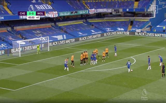 Video - Mount free kick vs Wolves