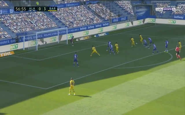 Video - Semedo scores for Barcelona vs Alaves