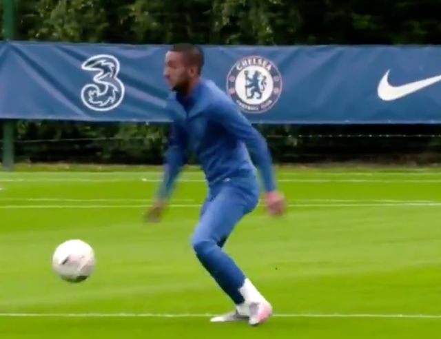 Ziyech Chelsea training session