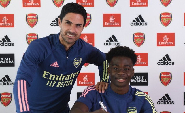 arteta and saka