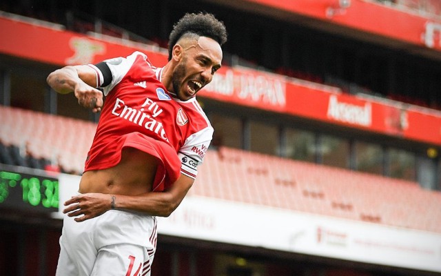 aubameyang empty emirates