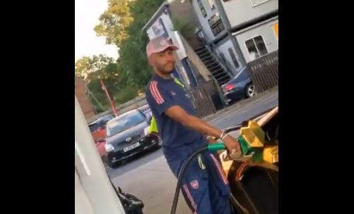 aubameyang petrol station