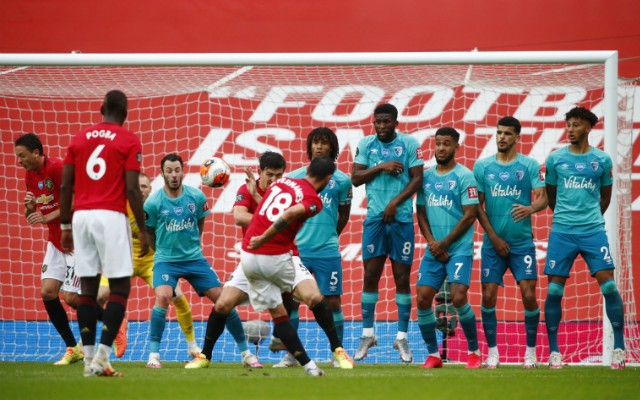 bruno fernandes vs bournemouth