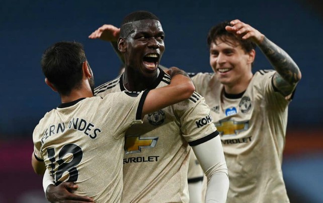 fernandes pogba lindelof united