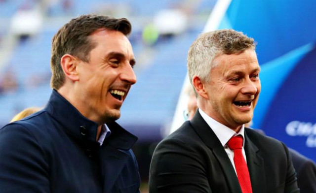 gary neville and solskjaer