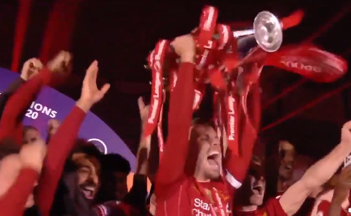 henderson premier league trophy lift