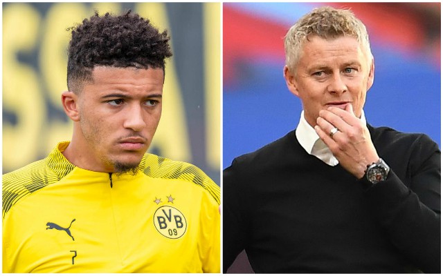 jadon sancho solskjaer man united