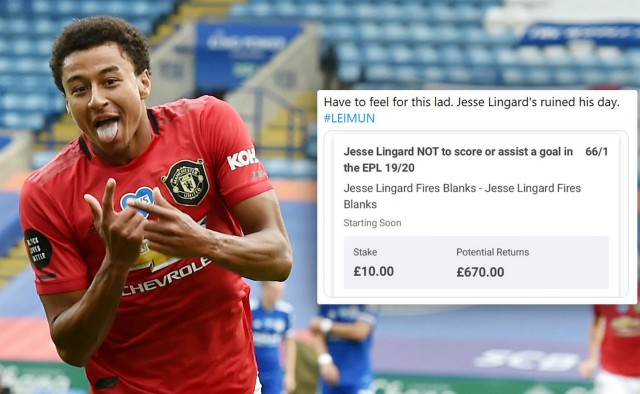 jesse lingard vs leicester